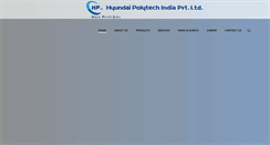 Desktop Screenshot of hptindia.com